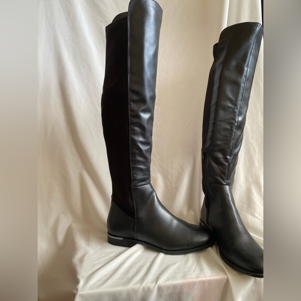 Nine West, over the knee, flat boot in black, size 9.5,ALLAIR8, - Picture 8 of 8